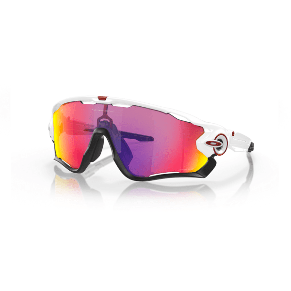 Polished white frame Oakley Sunglasses Jawbreaker Polished White 929005 Prizm Road - Image 1