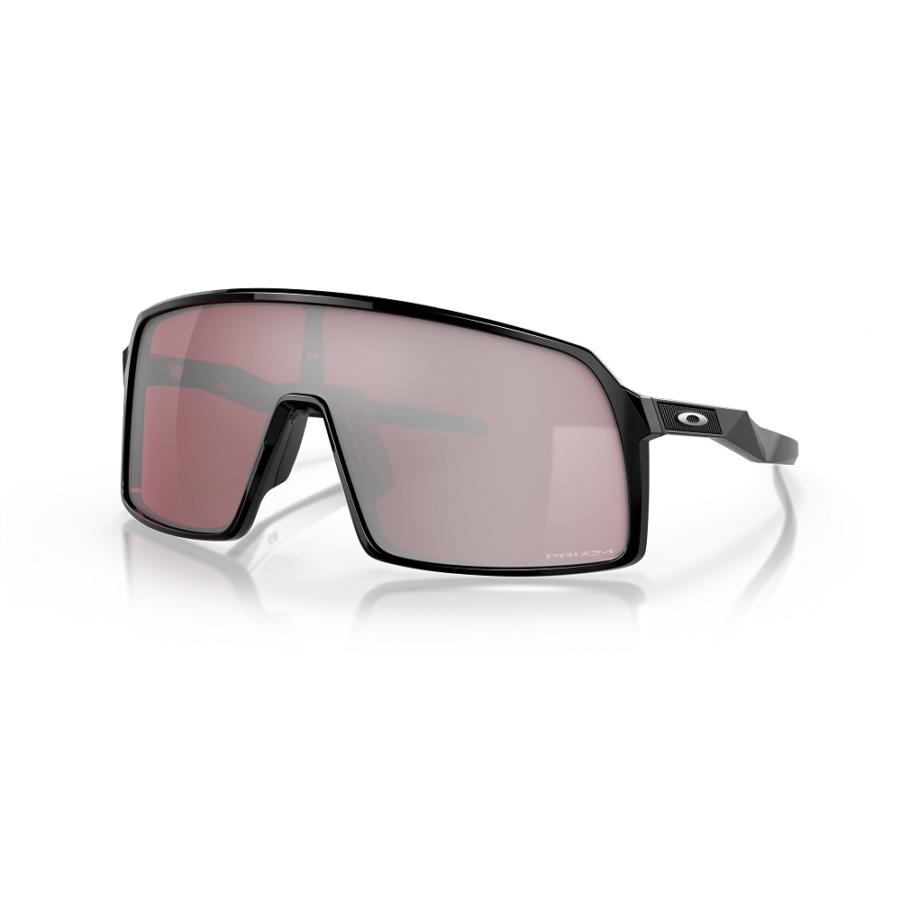 Oakley Sunglasses Sutro Sport Performance Polished Black Prizm Iridium Snow Black  Iridium - Bikeera