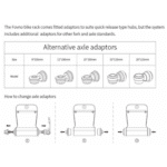 Fovno Sucker Roof Rack For Two Bikes - Image 4
