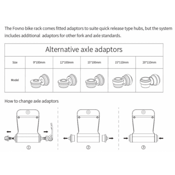 Fovno Sucker Roof Rack For Two Bikes - Image 4