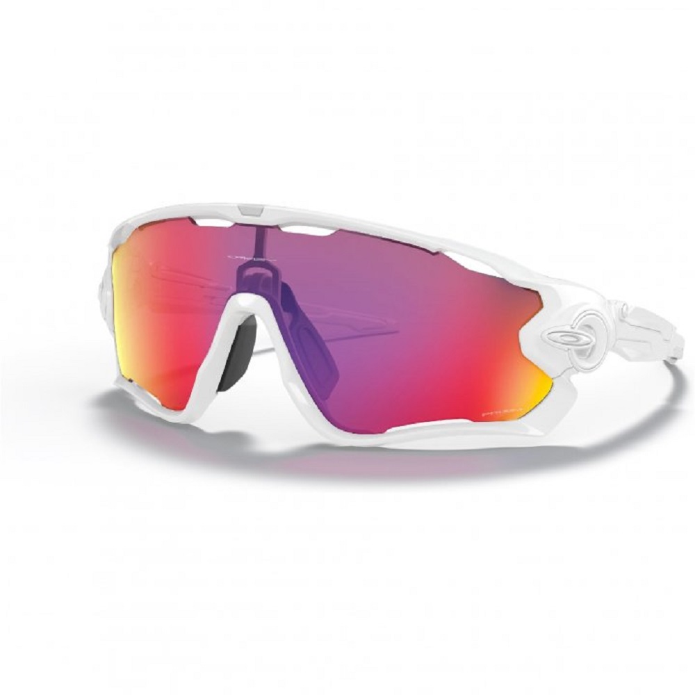 Oakley Sunglasses Jawbreaker Polished White 929055 Prizm Road - Bikeera