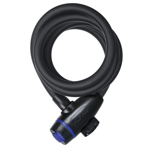 oxford smoke Oxford Cable Lock 12mm X 1800mm Smoke - Image 1