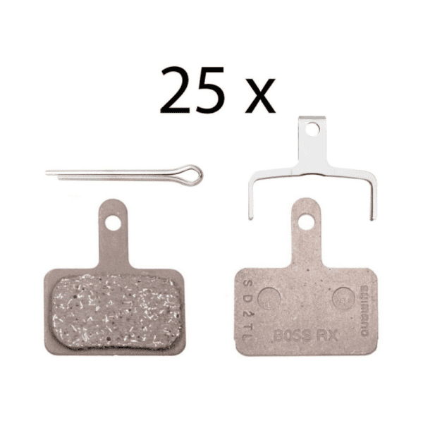 Shimano Disc Brake Pad Set Resin B05s Incl Spring/split Pin 25 Pairs - Image 1