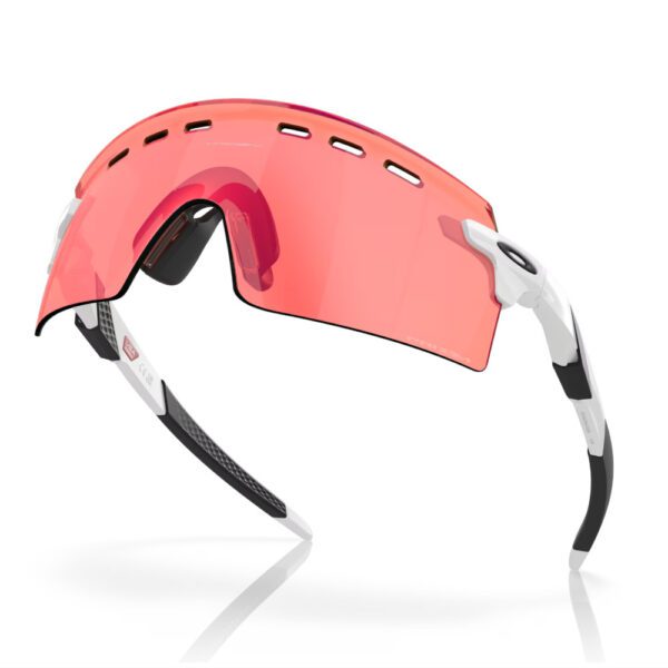 Oakley Sunglasses Encoder Strike Vented With Polished White Frame And Prizm Field Lenses - Image 4