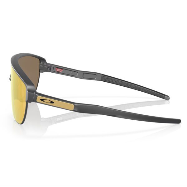 Oakley Sunglasses Corridor Fit Wide - High Bridge Fit Matte Carbon Frame - Image 3