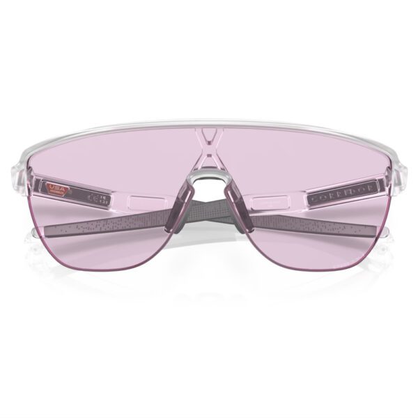 Oakley Sunglasses Fit Wide - High Bridge Fit Prizm Low Light Lenses, Matte Clear Frame - Image 5