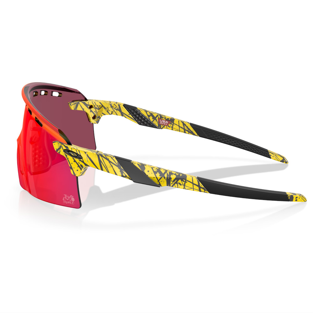 Oakley Sunglasses Encoder Strike Vented With Tdf Splatter Frame And Prizm  Road Lenses - Bikeera