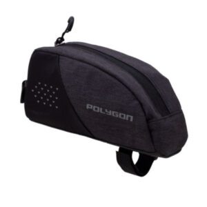 Polygon Basic Top Tube Bag, Black