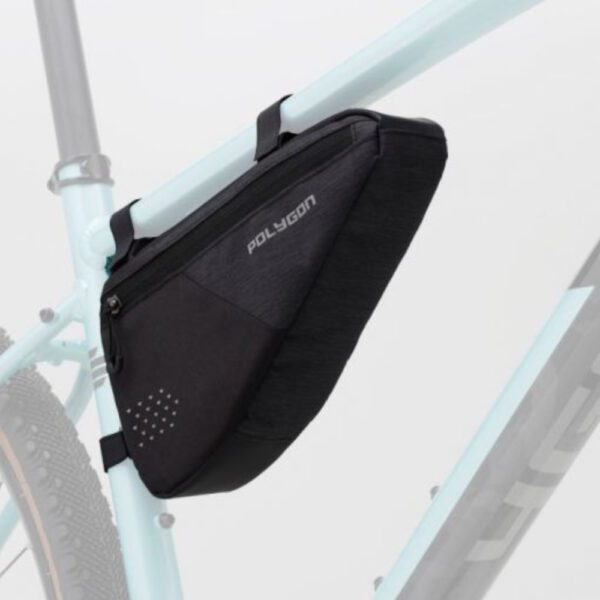 Polygon Frame Bag, Black - Image 2