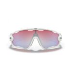 Oakley Sunglasses Jawbreaker Snow Collection With Polished White Frame And Prizm Snow Sapphire Lenses - Image 2
