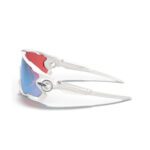 Oakley Sunglasses Jawbreaker Snow Collection With Polished White Frame And Prizm Snow Sapphire Lenses - Image 3