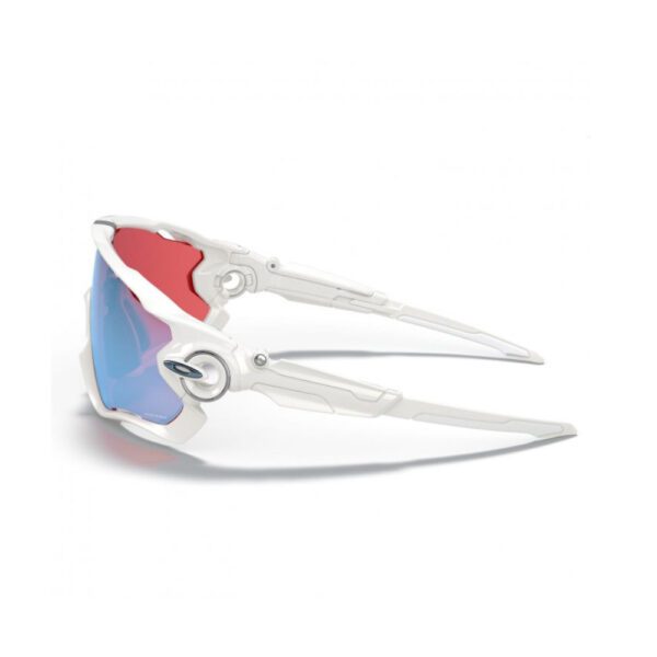 Oakley Sunglasses Jawbreaker Snow Collection With Polished White Frame And Prizm Snow Sapphire Lenses - Image 3
