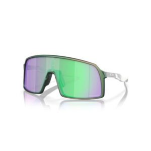 Oakley Sunglasses Sutro Discover Collection. Matte Silver Green Colorshift/prizm Road Jade