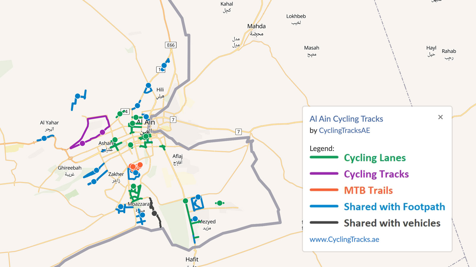 Al Ain Cycling Tracks