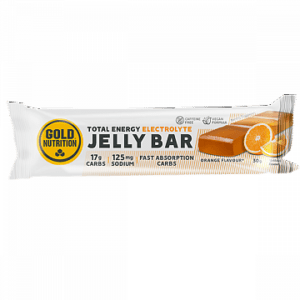 Gold Nutrition Total Energy Jelly Bar (orange - With Electrolytes), 30g