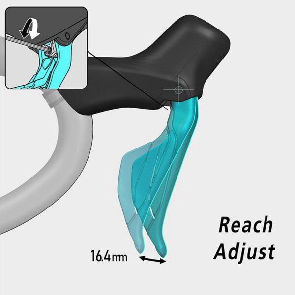 ST-R7170-R-shic219-detail_2_750_750 Shimano Shift/brake Lever, St-r7170, 105, Wirelessshift/hydraulic Disc Brake, Right Rear,12-speed, 3rdgroup, Ind.pack - Image 5