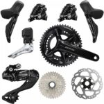 Shimano 105 Di2 R7170 Groupset 52/36 165mm 11-34t.