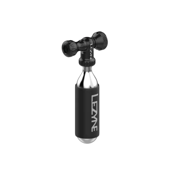 1-C2-CTRLDR-V104_ControlDrive-16g_Black_v1_R1 Lezyne Control Drive Co2 Head Only For Easy And Controlled Inflation Black Gloss - Image 1
