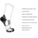 Versus Pink Run Active Crew Socks - Image 5