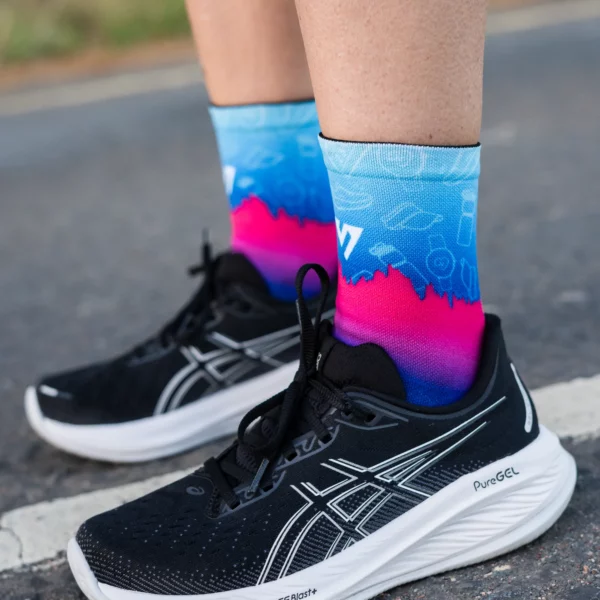 Versus Pink Run Active Crew Socks - Image 3