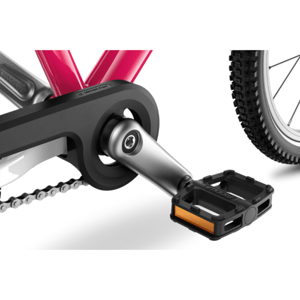 Woom bike handlebar close-up