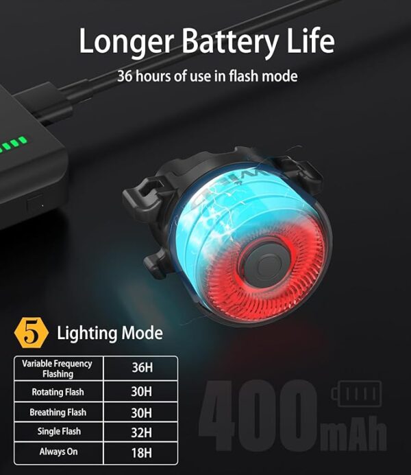 Towild Smart Brake Rear Bike Light Tl03 - Image 4