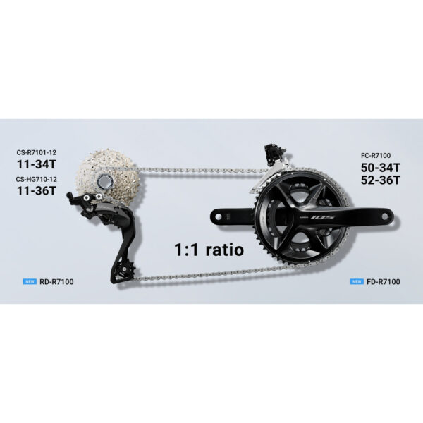 Shimano 105 Front Derailleur Fd-r7100 Mechanical - Image 3