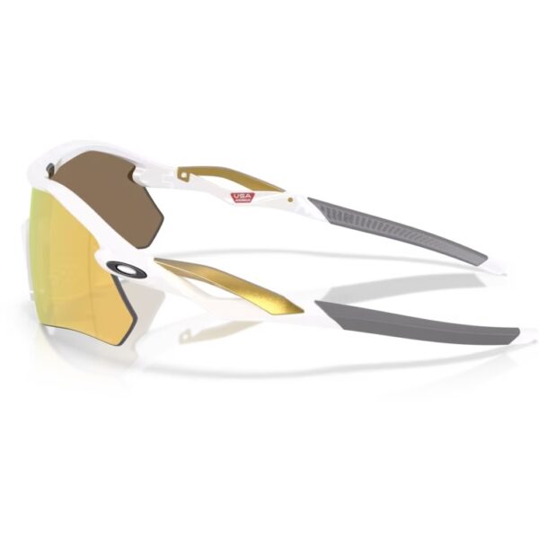 Oakley Sunglasses Radar Plate 009495d-0536 Polished White Prizm 24k Polarized - Image 2