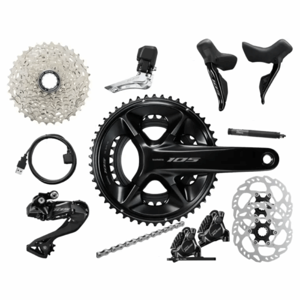 Shimano 105 Di2 R7170 Groupset 52/36 172.5mm 11-34t - Image 1