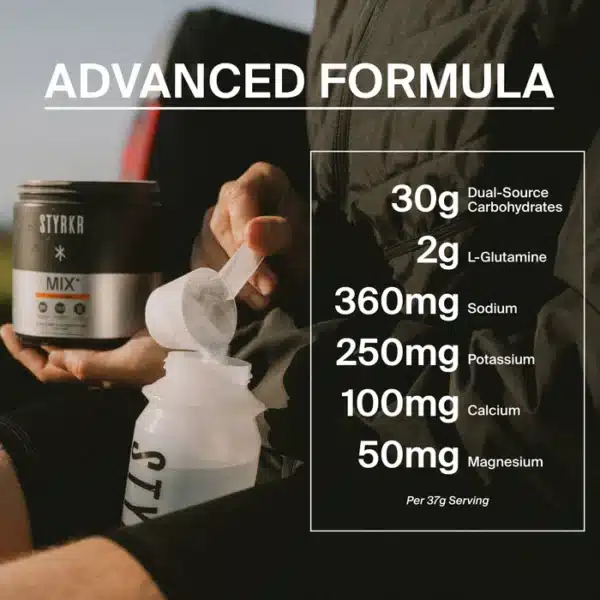 Styrkr Mix+ Pink Grapefruit Carb Drink 30g. - Image 3