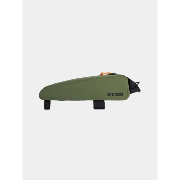Cafe Du Cycliste Top Tube Bag Unisex Khaki Big - Image 3