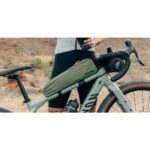 Cafe Du Cycliste Top Tube Bag Unisex Khaki Big - Image 2