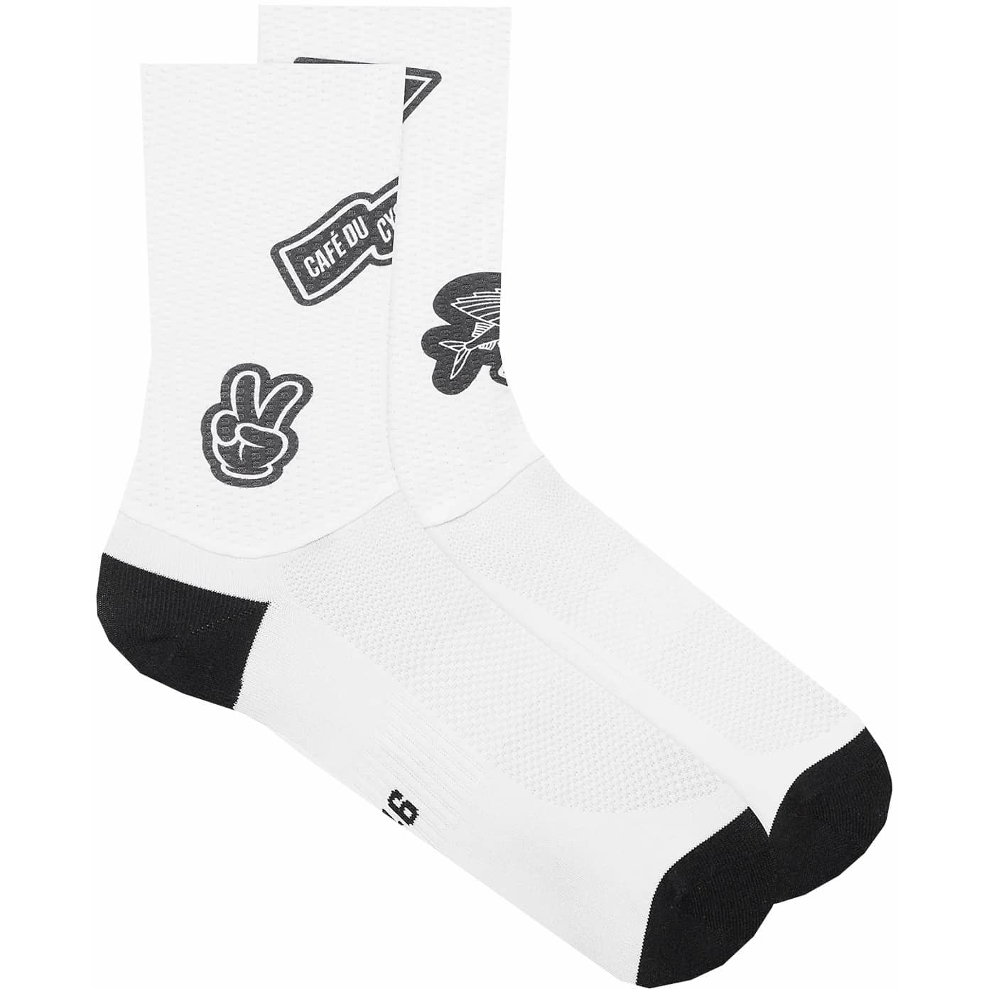 aero-socks-stickers-1-1985107 Cafe Du Cycliste Aero Socks Unisex - Image 1