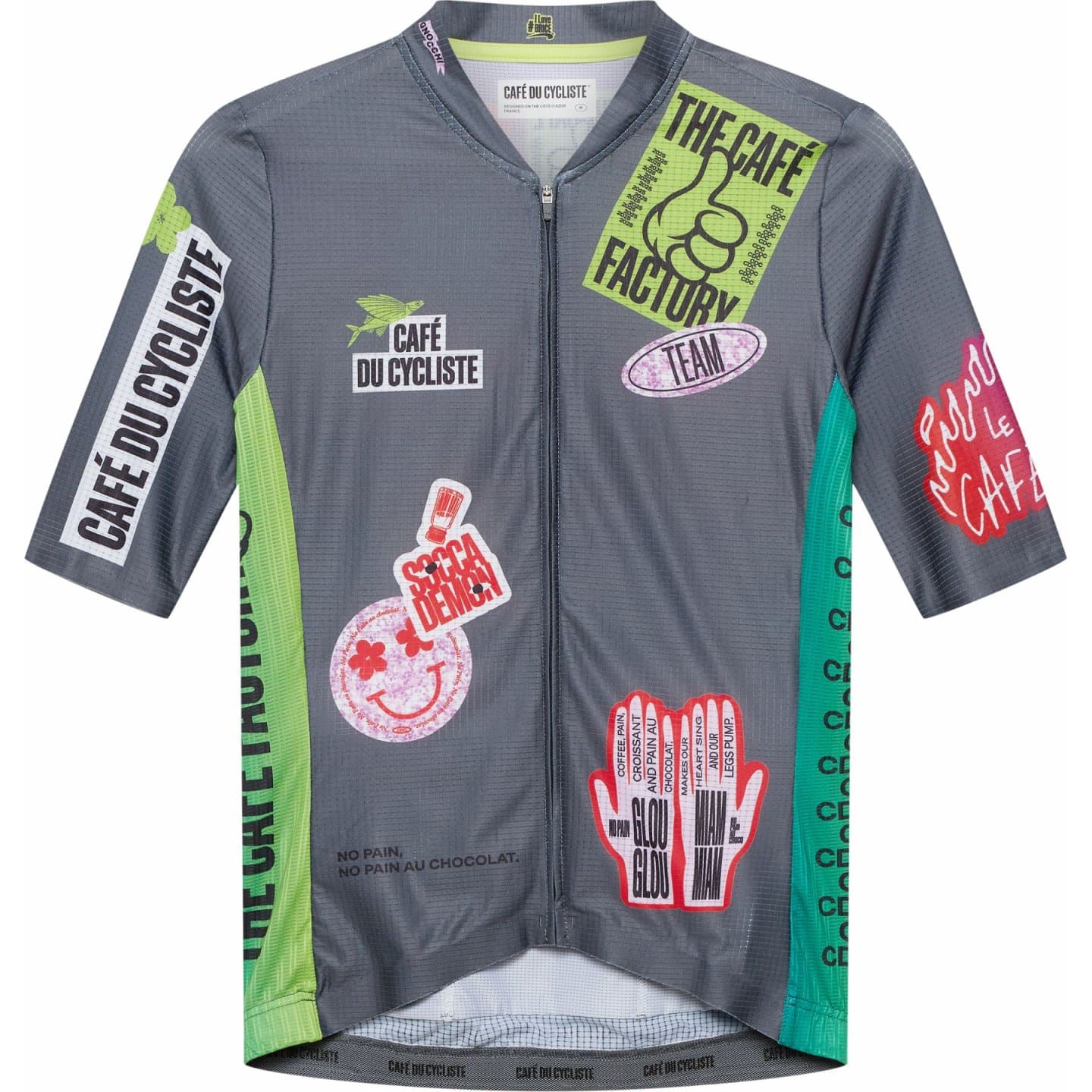 Cafe Du Cycliste Bergida Cafة Factory V2 Jersey Short Sleeve Men - Image 1