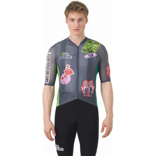 Cafe Du Cycliste Bergida Cafة Factory V2 Jersey Short Sleeve Men - Image 3