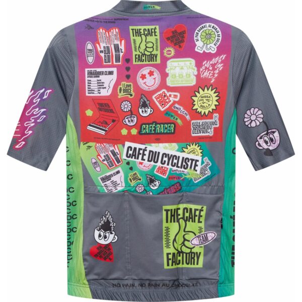 Cafe Du Cycliste Bergida Cafة Factory V2 Jersey Short Sleeve Men - Image 2