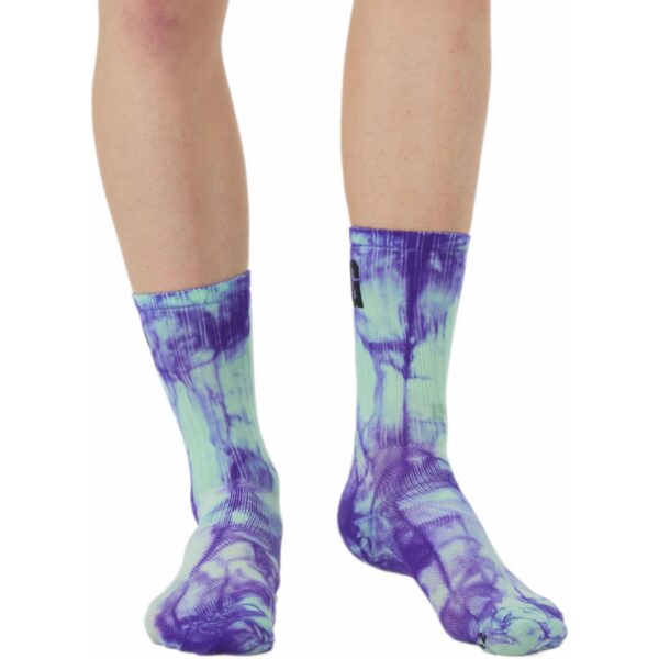 Cafe Du Cycliste Tie Dye Topologie Socks Unisex - Image 4