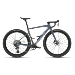 BMC Kaius 01 TWO 2027 gravel bike in Copper Grey, drive side, SRAM Force XPLR AXS 1x13 with CG 39 carbon wheels
