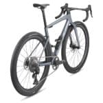 BMC Kaius 01 TWO Copper Grey, rear three-quarter view with SRAM Force XPLR 10-46T 13-speed cassette