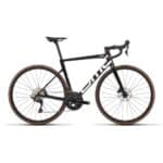 BMC Teammachine SLR THREE 2027 road bike in Black, drive side, Shimano 105 2x12 and PRD23 wheels