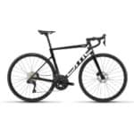 BMC Teammachine SLR TWO 2027 carbon road bike in black, Shimano 105 Di2 2x12, drive side
