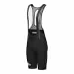 Side view of the Cafe du Cycliste Cecile men’s brushed bib short in black