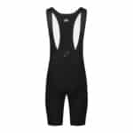 Back of the Cafe du Cycliste Eva V2 cargo bib short showing the ventilated mesh back panel