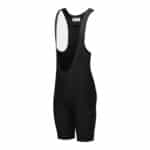 Side view of the Eva V2 cargo bib short showing the cargo pocket on the thigh