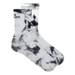 Cafe du Cycliste Tie Dye cycling socks in Black, side view