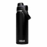 CamelBak Thrive Chug insulated stainless steel water bottle, 20oz / 600ml, black, with leakproof chug lid and carry handle