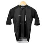 Dérive Origin short sleeve cycling jersey for men in Black, front view
