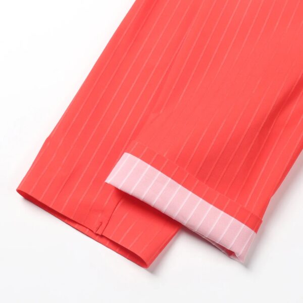Dérive Origin jersey in _Dérive Red, close-up of the sleeve cuff