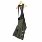 Dérive Volume women’s cycling bib shorts in Olive, front view