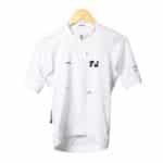 Dérive Volume women’s short sleeve cycling jersey in white, front view